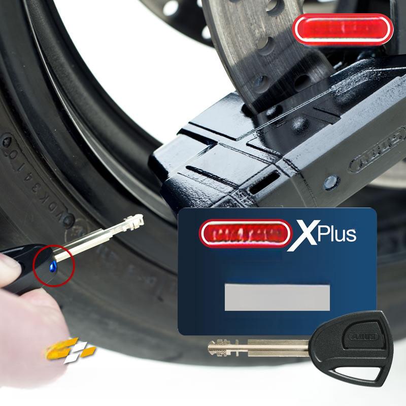 ABUS 8077 Замок дисковый 12KS Цепь Замок Тяжелый Мотоцикл Сигнализация Замок