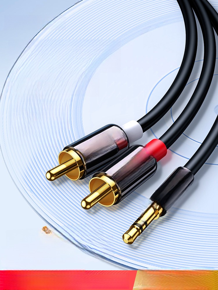 UGREEN Аудиокабель 3.5мм на 2 RCA